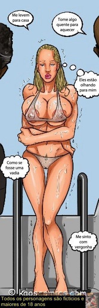 Conspiração do bikini - quadrinhos eróticos interracial0491