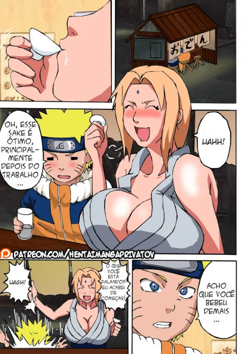 Tsunade em ensinamentos sexuais a naruto - Hentai database